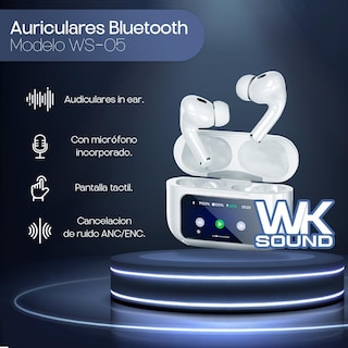 Foto 2 | Audífonos Inalámbricos Iq Store Bluetooth, Con Pantalla Táctil Inteligente, Bluetooth 5.4, Hi-fi Estéreo Cascos, Lla