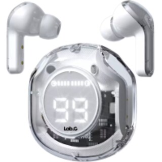 Foto 1 | Auriculares In-ear Inalámbricos Lab.g Bluetooth Cristal Con Led Transparente Blanco