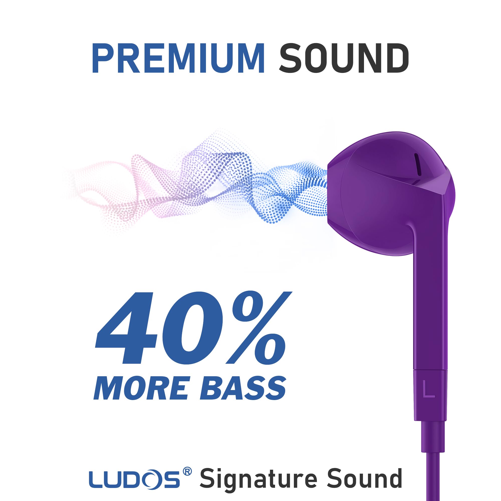Foto 7 pulgar | Auriculares Usb-c Con Cable Ludos Ferox Para Iphone 16 15 Pro Max - Venta Internacional.
