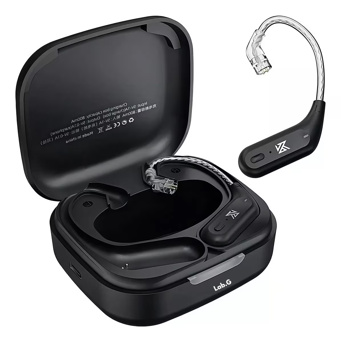 Módulo Bluetooth Kz Az09 Para Audífonos Kz Tipo C Negro