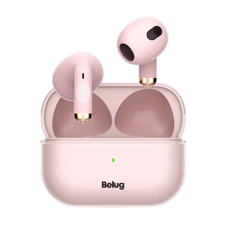 Foto 1 | Audífonos Inalámbricos Mini Micrófono Para Ios Android Bt5.3 Rosa Belug