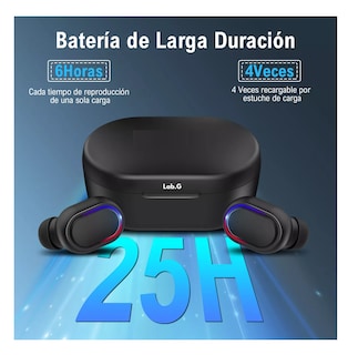 Foto 2 | Audífonos In-ear Lab.g Inalámbricos Bluetooth, Negro