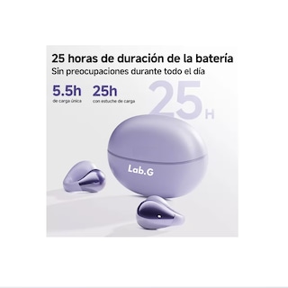 Foto 5 | Audífonos Lab.g Con Clip Para La Oreja V5.4 Lila