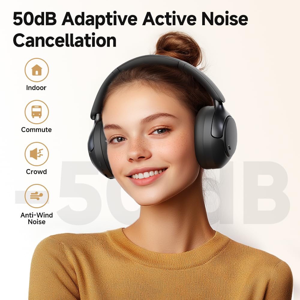 Foto 2 | Auriculares Inalámbricos Qcy H3 Pro Adaptive Anc Para Colocar Sobre Las Orejas - Venta Internacional.