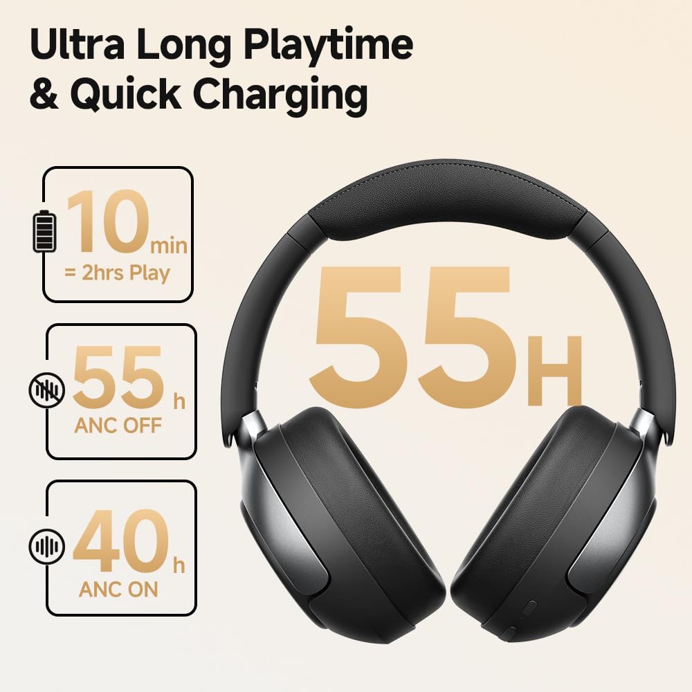 Foto 5 pulgar | Auriculares Inalámbricos Qcy H3 Pro Adaptive Anc Para Colocar Sobre Las Orejas - Venta Internacional.