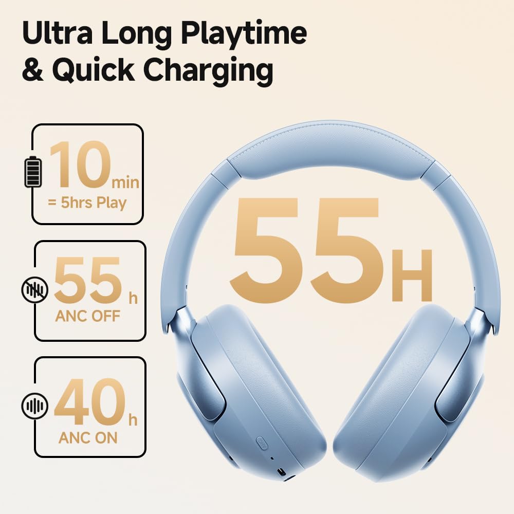 Foto 5 pulgar | Auriculares Inalámbricos Qcy H3 Pro Adaptive Anc Para Colocar Sobre Las Orejas - Venta Internacional.