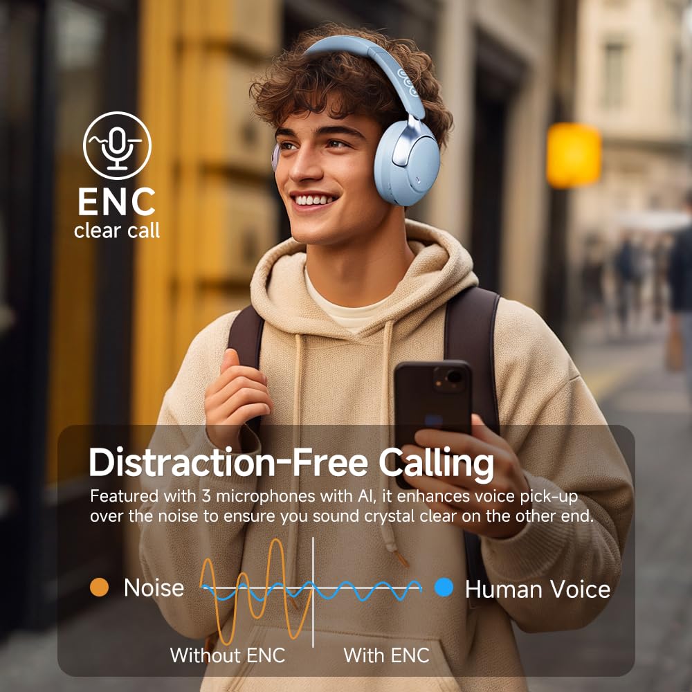 Foto 5 | Auriculares Inalámbricos Qcy H3 Pro Adaptive Anc Para Colocar Sobre Las Orejas - Venta Internacional.