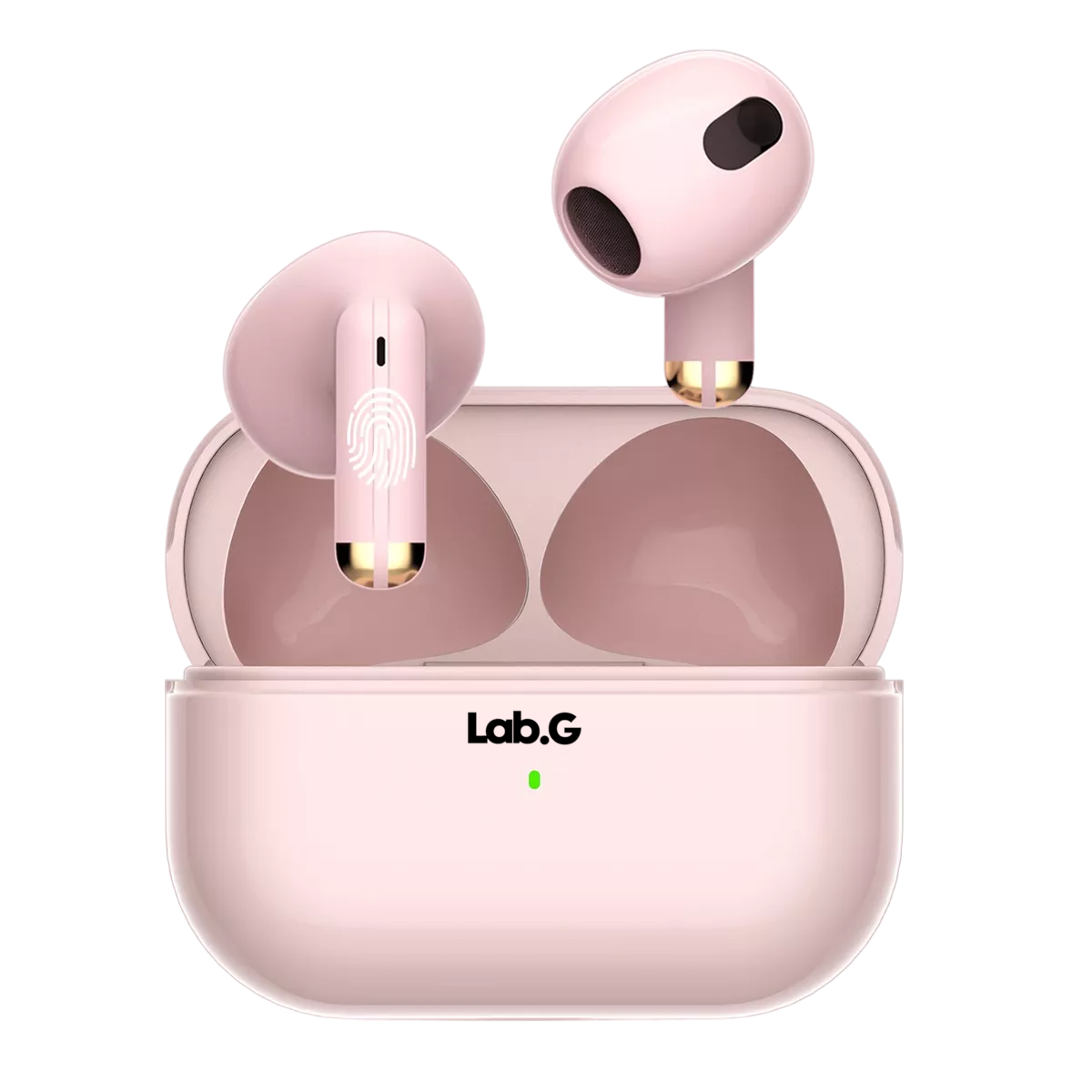Audífonos Inalámbricos Lab.g Mini Microfono Para Ios Android Bt5.3 Rosa