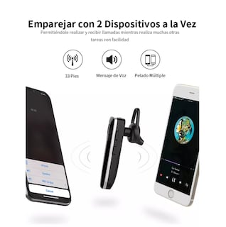 Foto 3 | Audífono In-ear Gamer Inalámbrico Manos Libres Auriculares Negro Belug