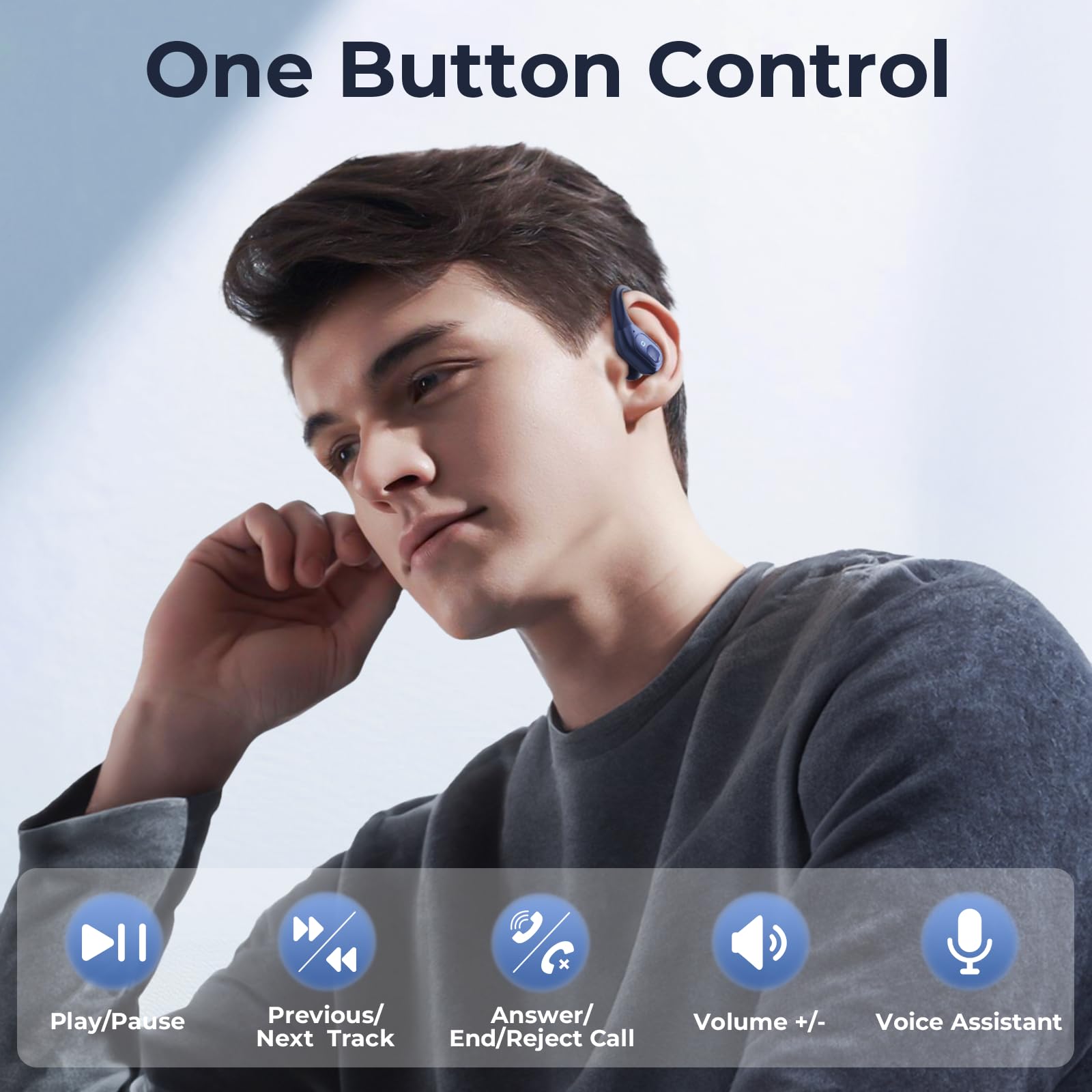 Foto 7 pulgar | Auriculares Inalámbricos Occiam Bluetooth 5.3 Sport 90h Playback - Venta Internacional.