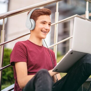 Foto 2 | Auriculares Inalámbricos Tuinyo Over Ear Bluetooth Con Micrófono - Gris - Venta Internacional.