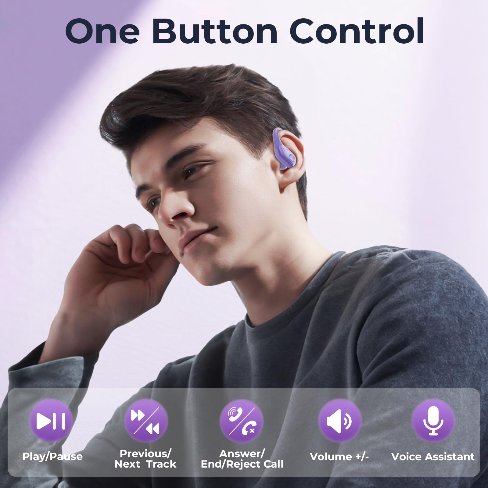 Foto 7 pulgar | Auriculares Inalámbricos Occiam Bluetooth 5.3 Sport 90h Playback - Venta Internacional.