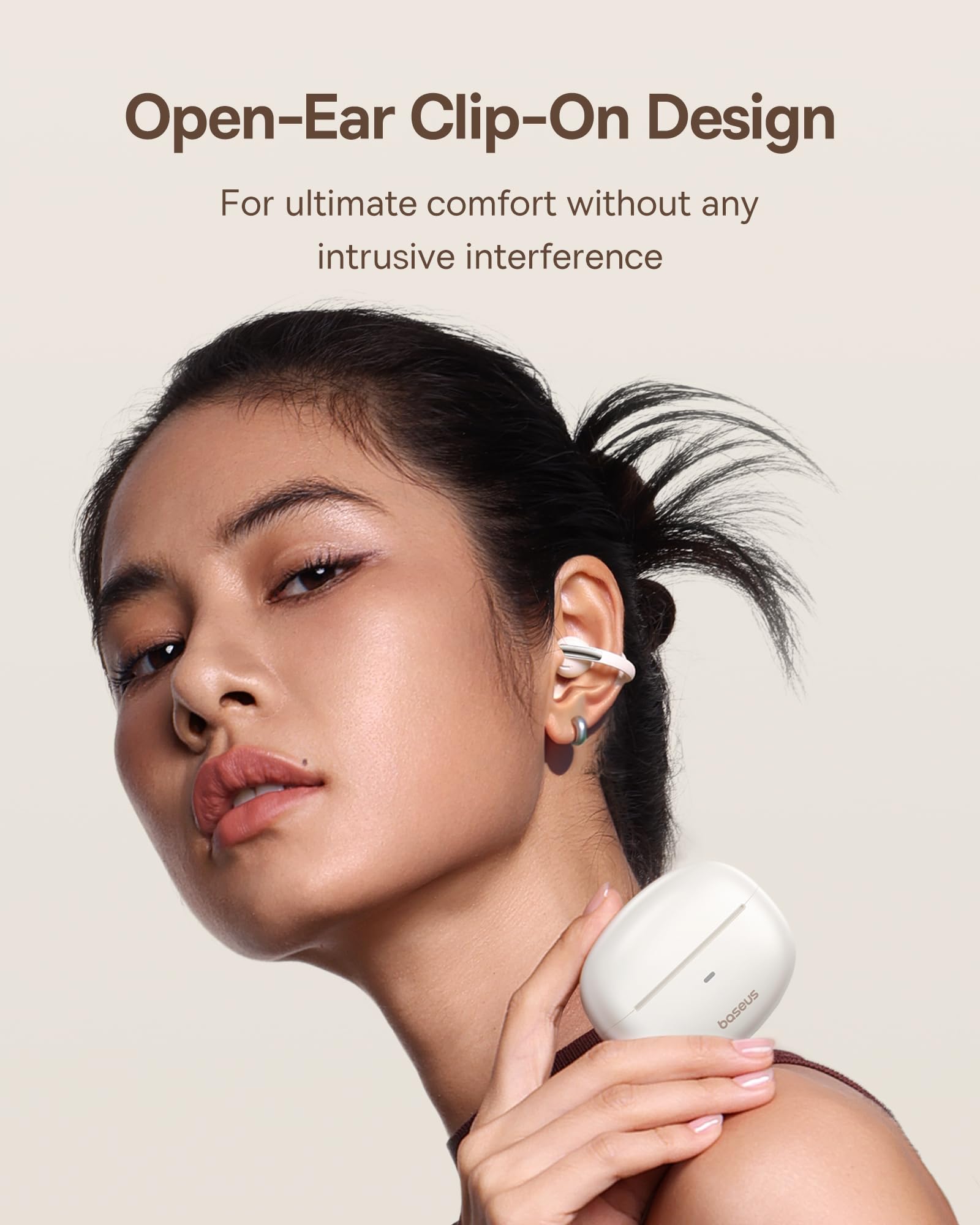 Foto 3 pulgar | Auriculares Con Clip Baseus Bowie Mc1 Open Ear Adaptive Comfort - Venta Internacional.