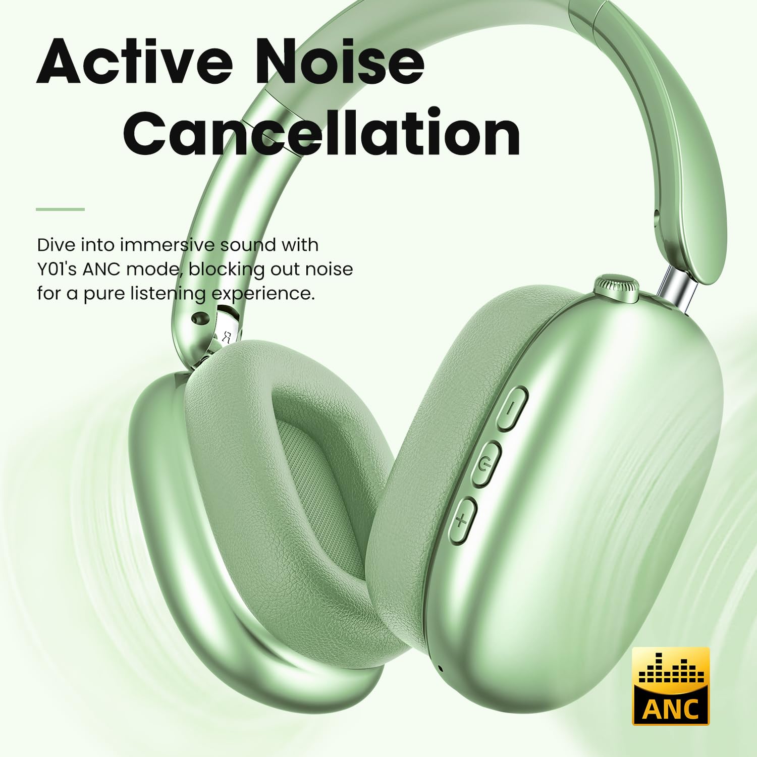 Foto 2 | Auriculares Supraaurales Inalámbricos Wentronic Y01 Con Cancelación De Ruido - Venta Internacional.