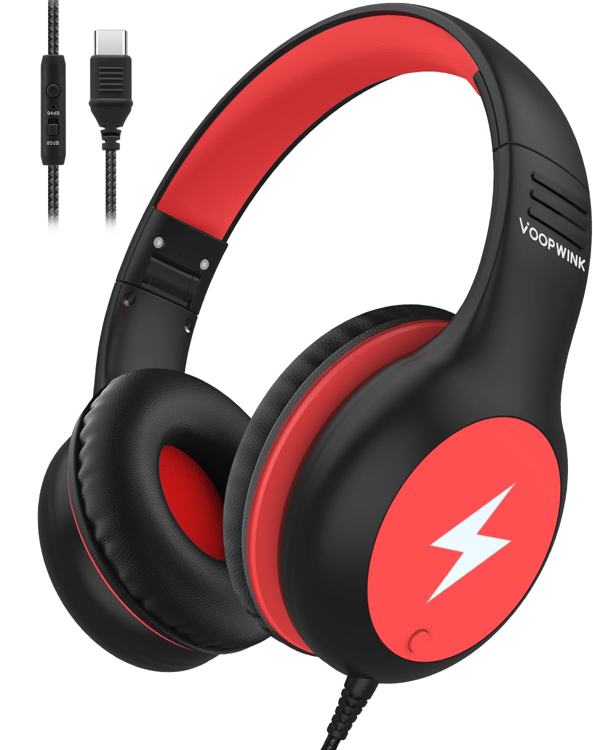 Foto 2 pulgar | Auriculares Voopwink Woopvink Kh3 Con Cable Y Micrófono Para Niños - Venta Internacional.