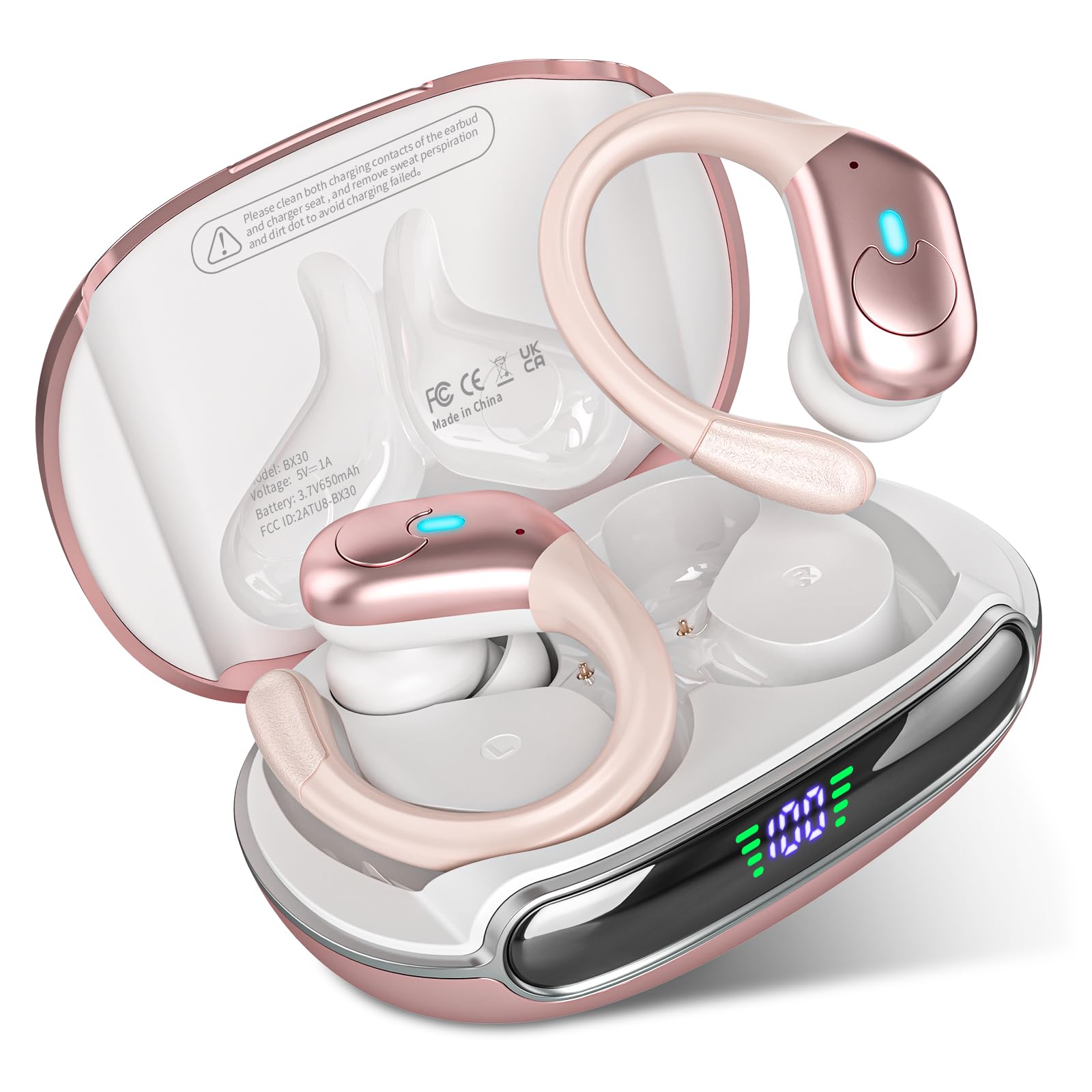 Foto 1 | Auriculares Inalámbricos Sajawass Bx30 Bluetooth 5.3 Hifi Stereo - Venta Internacional.