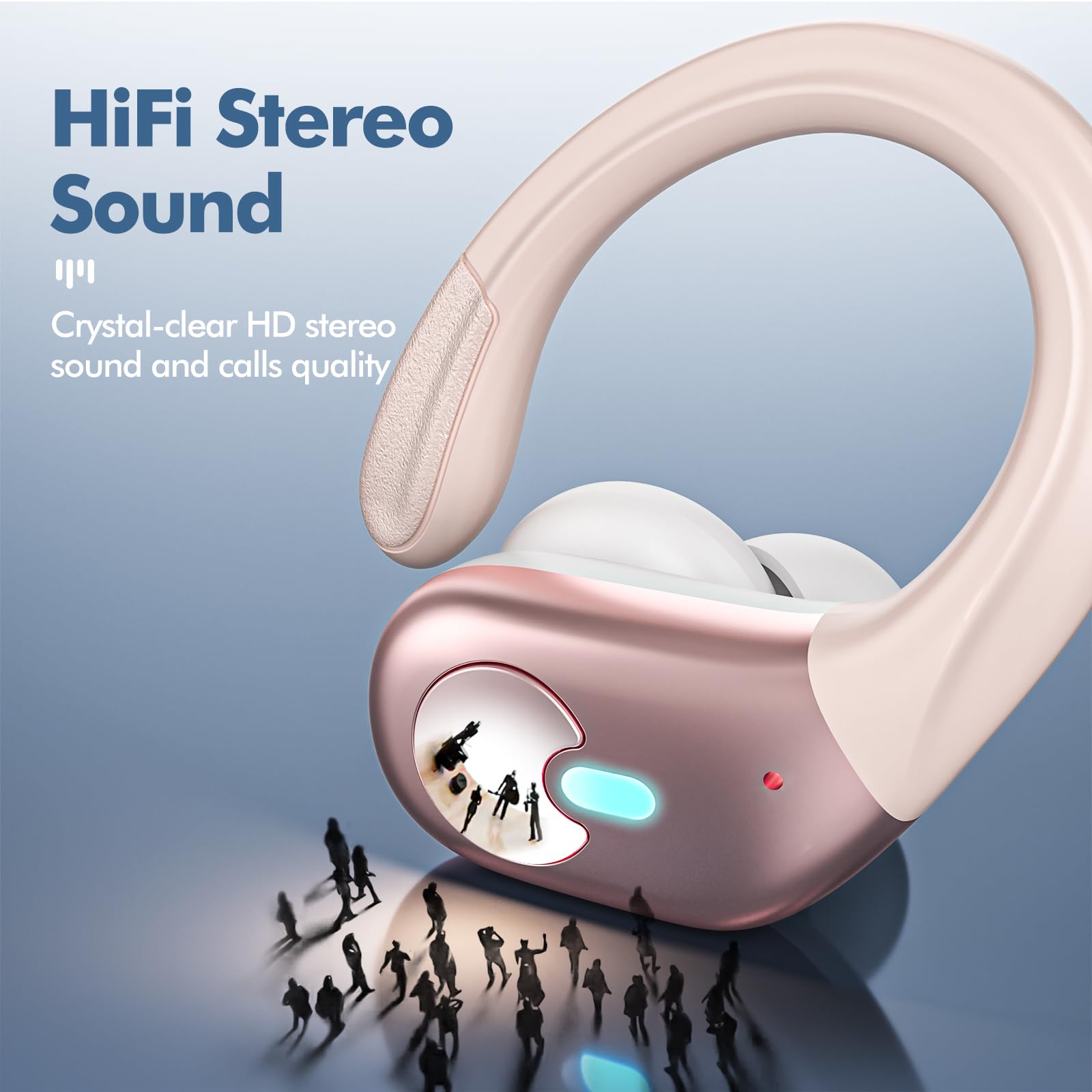 Foto 3 pulgar | Auriculares Inalámbricos Sajawass Bx30 Bluetooth 5.3 Hifi Stereo - Venta Internacional.