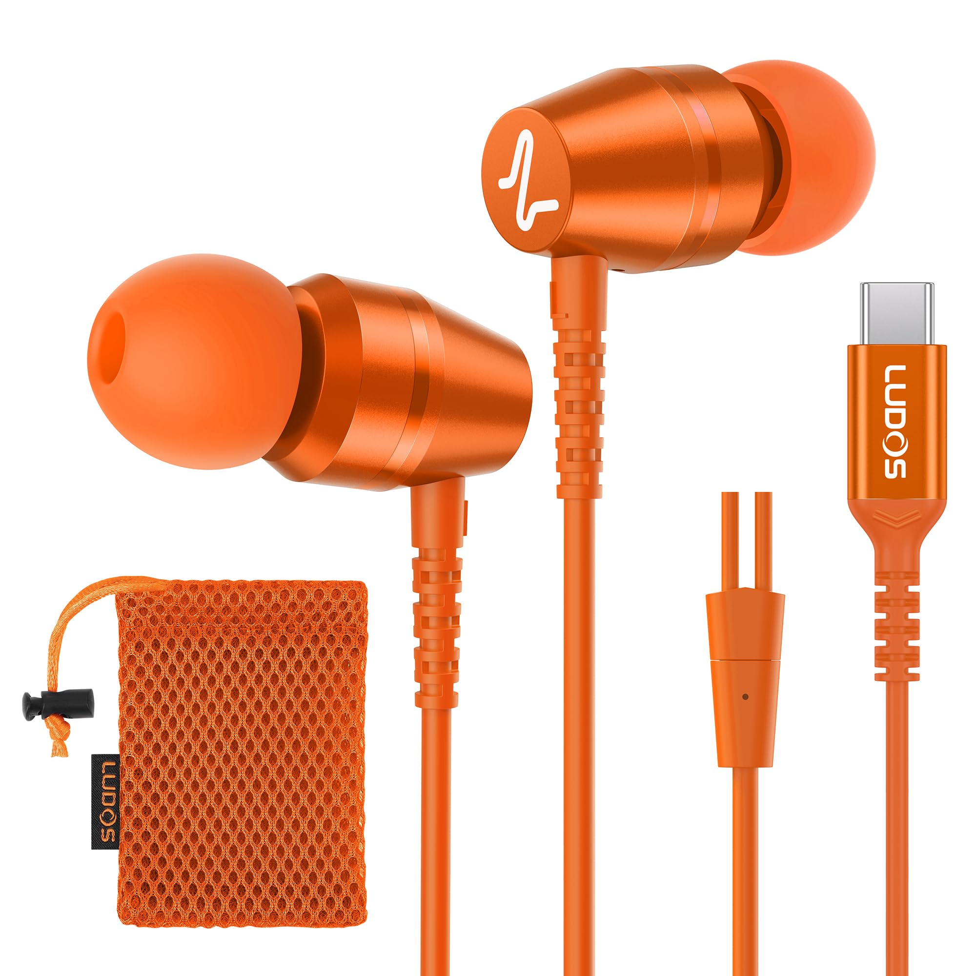 Foto 2 pulgar | Auriculares Ludos Omnitone Usb-c Para Iphone 16 15 Pro Max Plus - Venta Internacional.