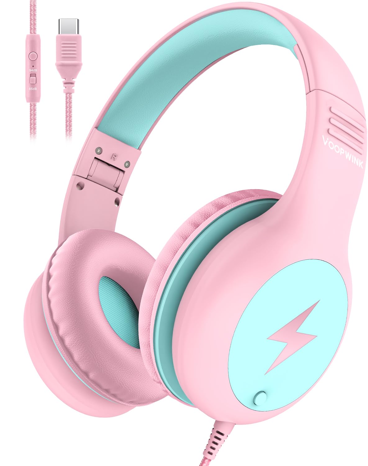 Auriculares Voopwink Woopvink Kh3 Con Cable Y Micrófono Para Niños - Venta Internacional.