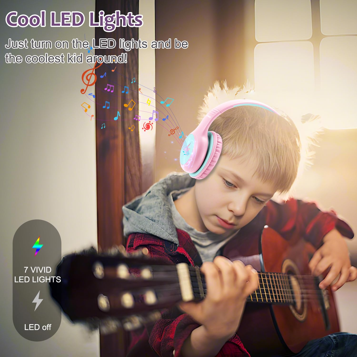 Foto 6 pulgar | Auriculares Voopwink Woopvink Kh3 Con Cable Y Micrófono Para Niños - Venta Internacional.