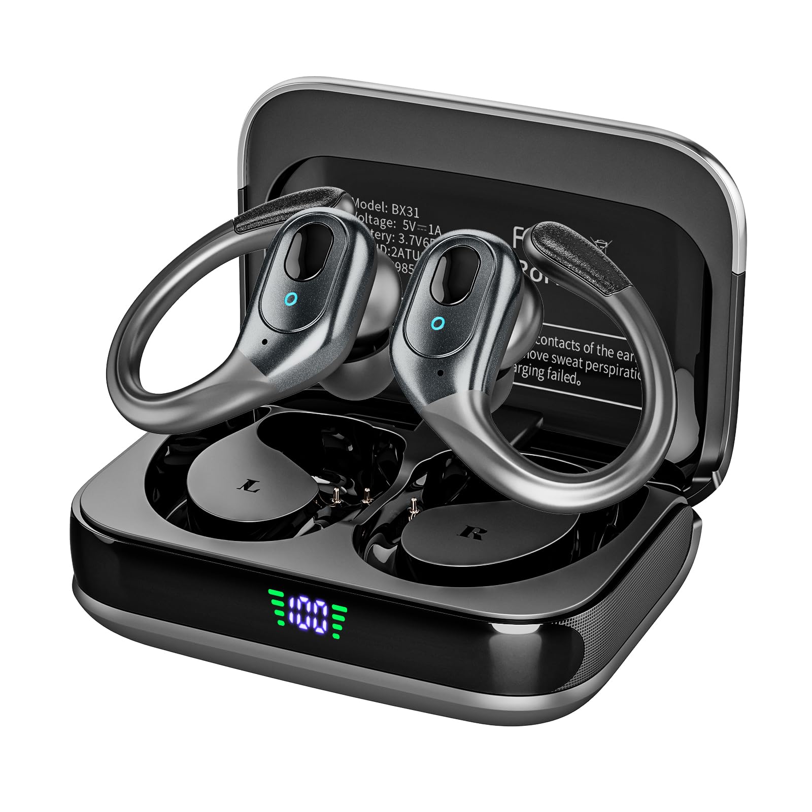 Foto 2 pulgar | Auriculares Inalámbricos Bluetooth Con 75 Horas De Reproducción Ipx7 - Venta Internacional.