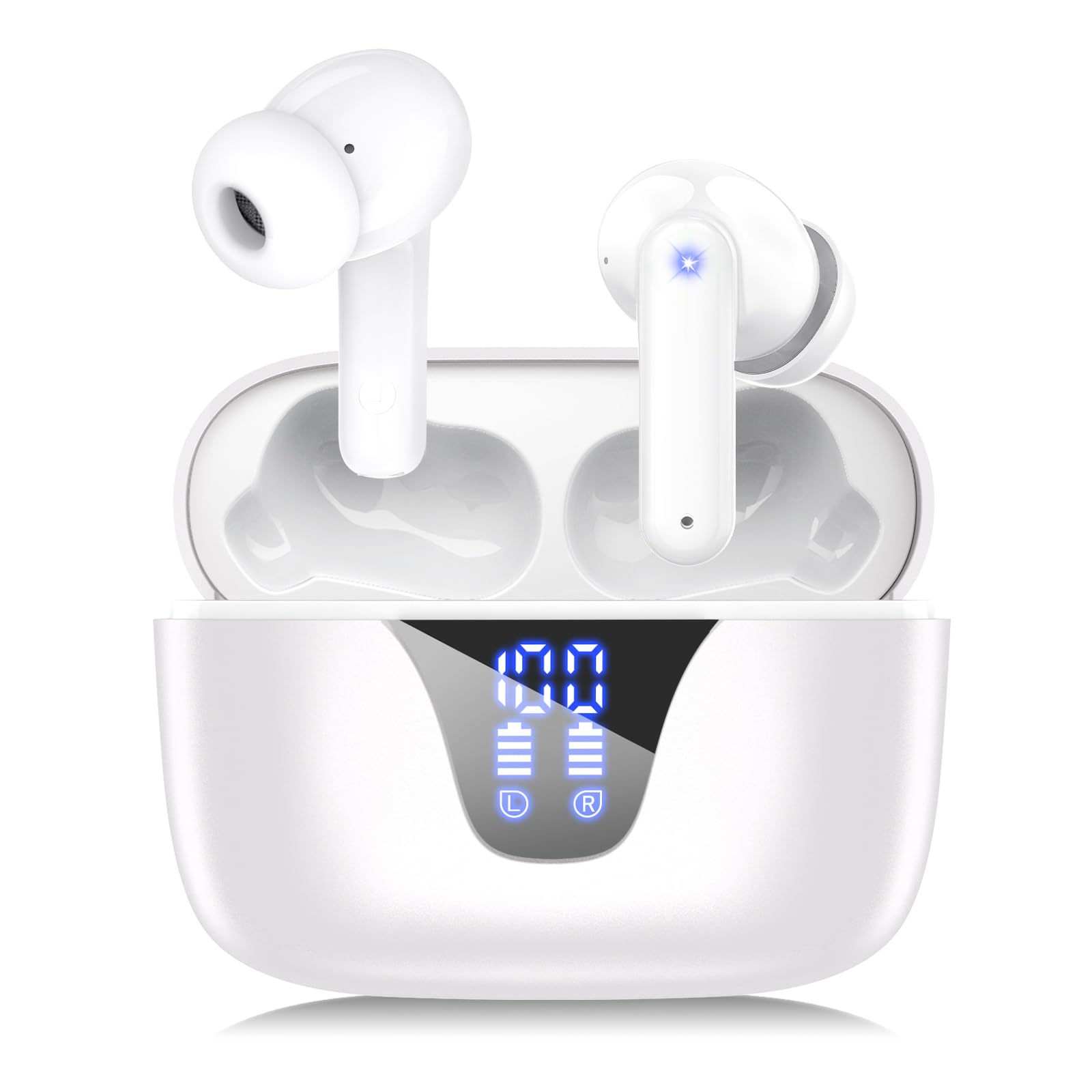 Foto 2 pulgar | Auriculares Inalámbricos Bluetooth Ziuty 2025, 50 Horas, Blancos - Venta Internacional.