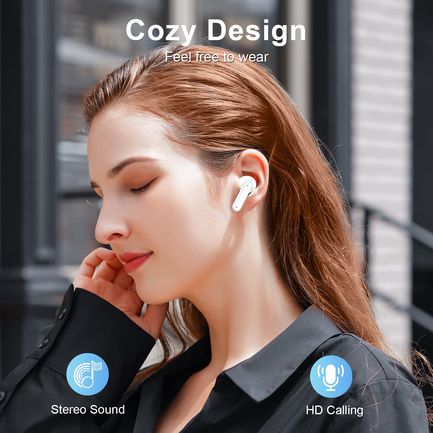 Foto 4 pulgar | Auriculares Inalámbricos Bluetooth Ziuty 2025, 50 Horas, Blancos - Venta Internacional.
