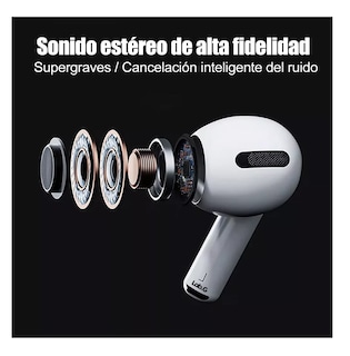 Foto 2 | Auriculares Inalámbricos Pro3 Compatibles Con Iphone Android Blanco