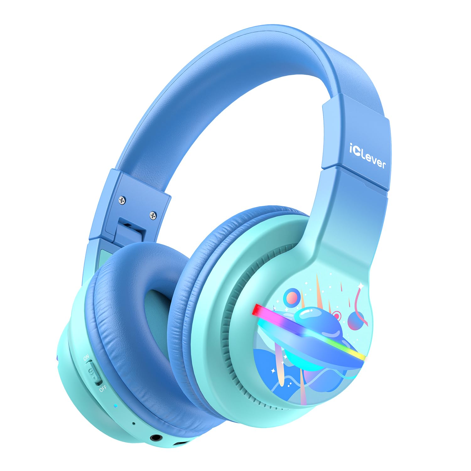 Foto 2 pulgar | Auriculares Bluetooth Iclever Bth12 Para Niños Con Led, 85 Horas De Reproducción - Venta Internacional.