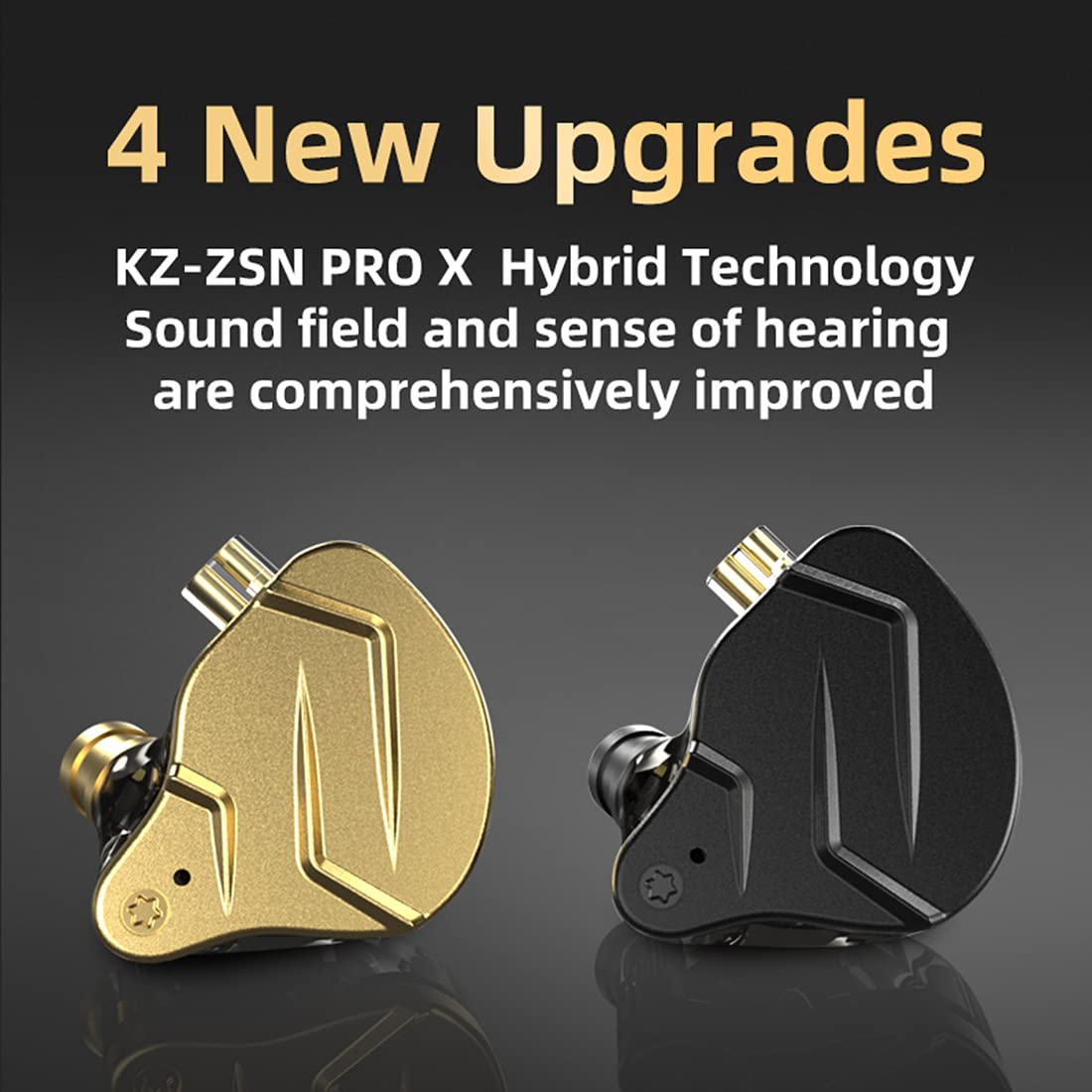Foto 7 pulgar | Auriculares Kz Zsn Pro X 1ba 1dd Hifi Sport Con Cable Y Micrófono - Venta Internacional.