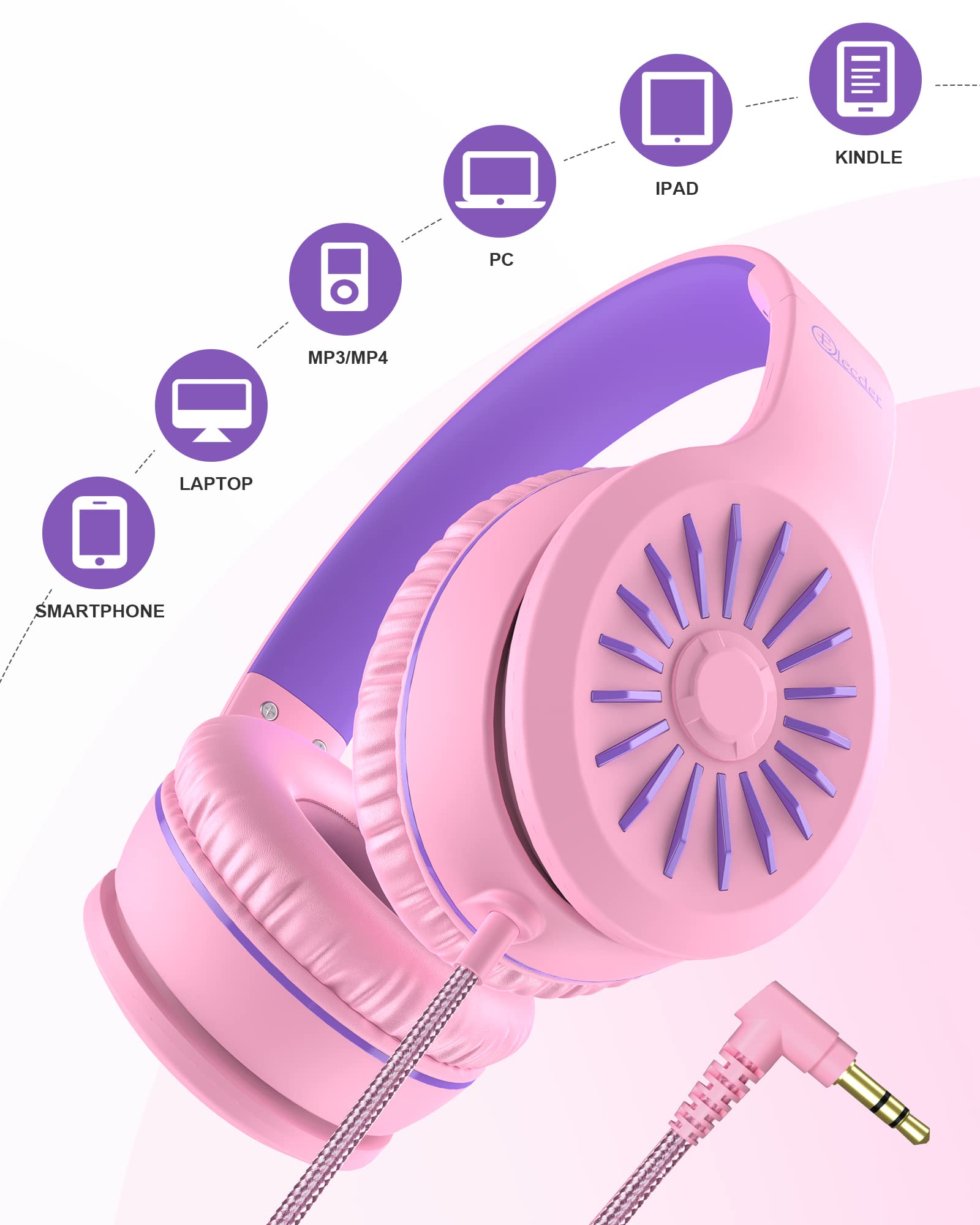 Foto 6 pulgar | Auriculares Elecder I45 On-ear Con Micrófono Estéreo Plegable - Venta Internacional.