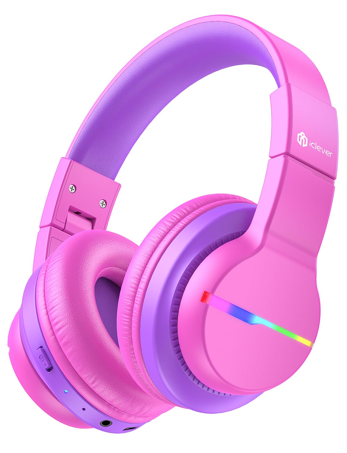 Foto 2 pulgar | Auriculares Bluetooth Iclever Bth12 Kids Led 85h Playtime - Venta Internacional.