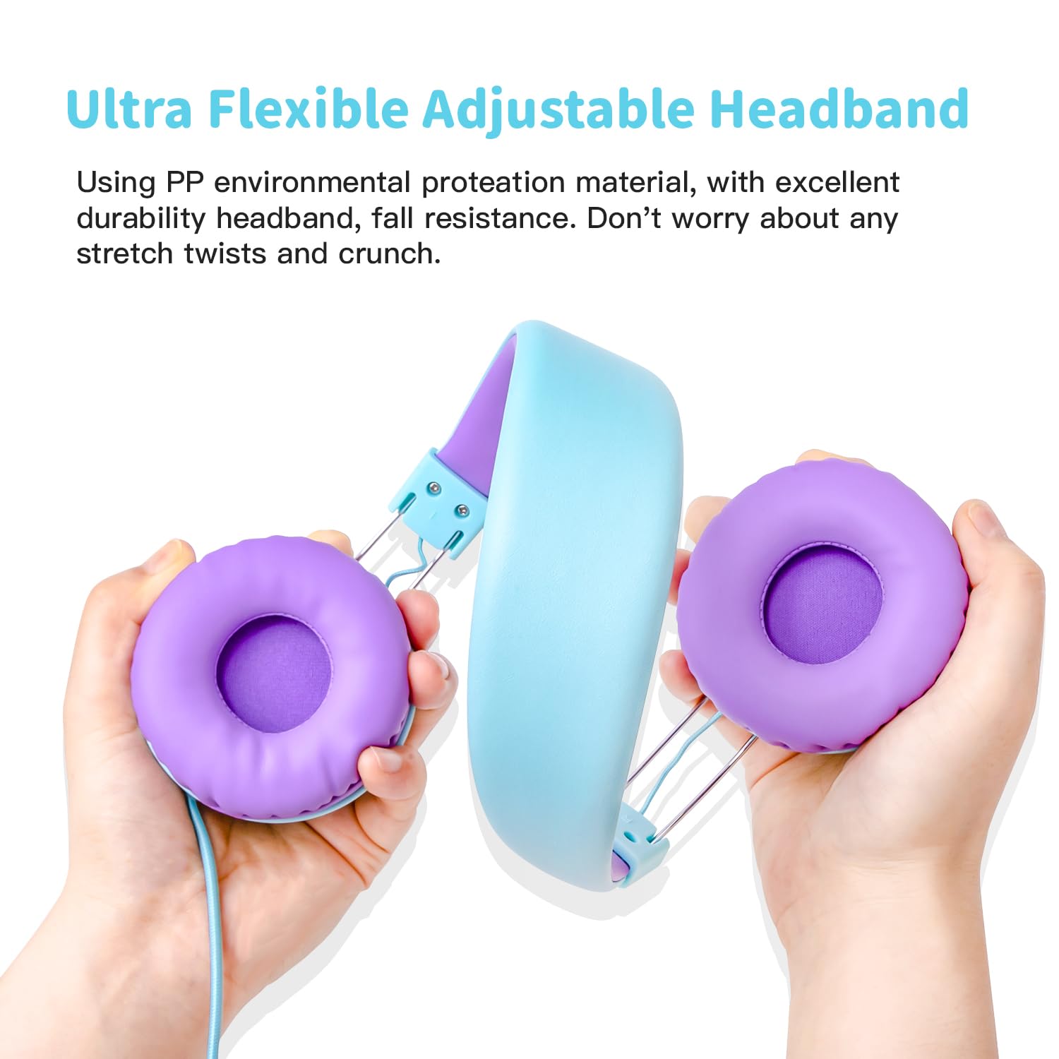 Foto 4 | Auriculares Olyre Kids Con Cable Y Micrófono Para Viajes Escolares - Venta Internacional.