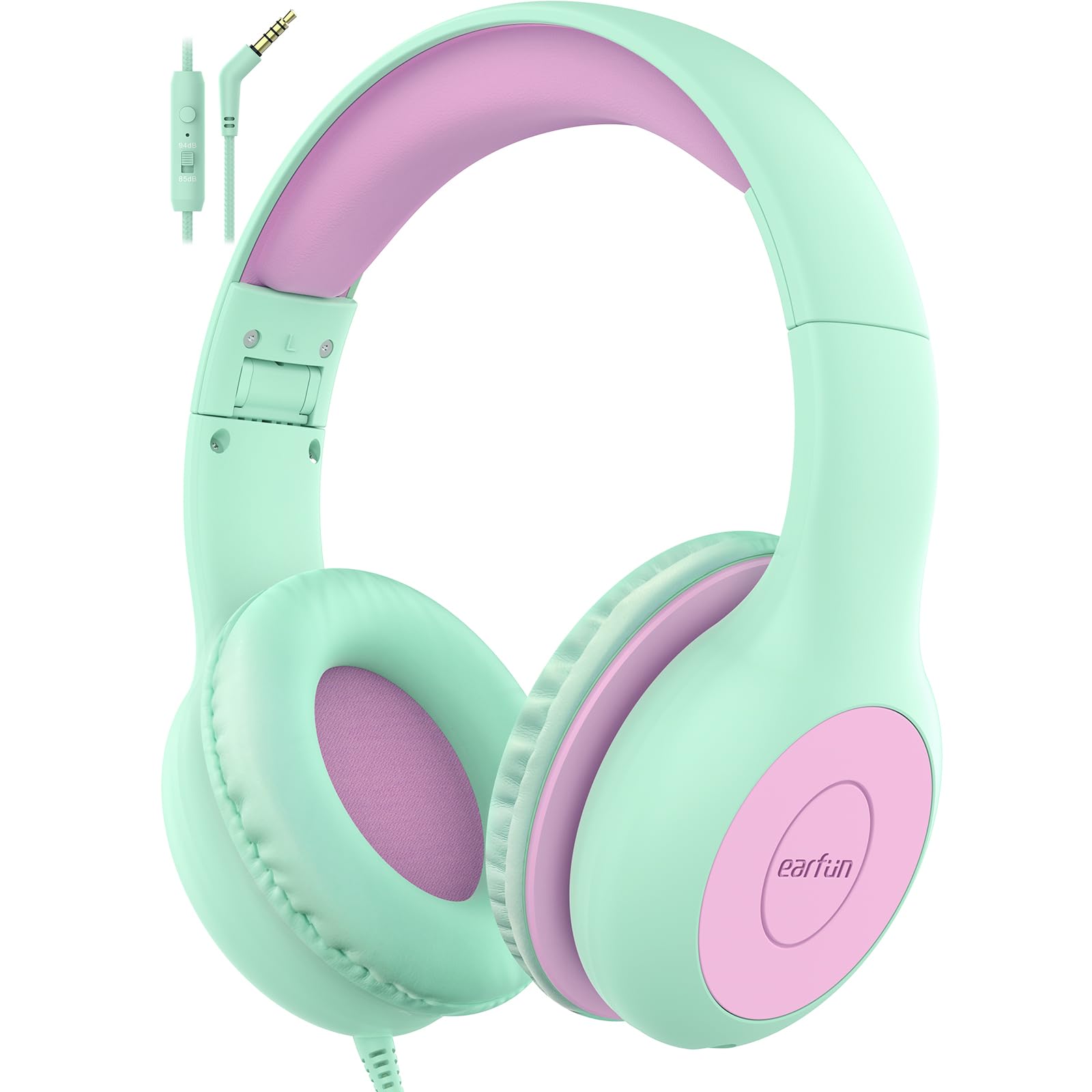 Foto 2 pulgar | Auriculares Earfun Kids Con Cable Y Micrófono Con Límite De Volumen De 85/94 Db - Venta Internacional.