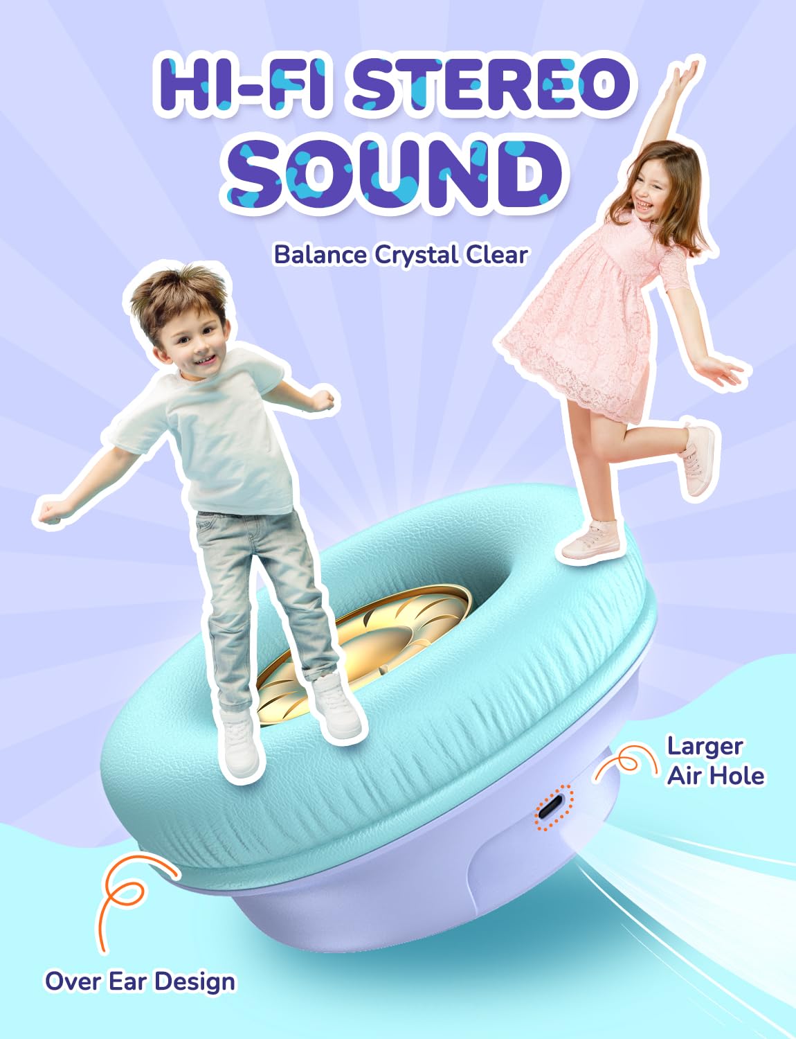 Foto 4 pulgar | Auriculares Bluetooth Iclever Bth18 Safe Con Volumen 74/85/94 Dba - Venta Internacional.