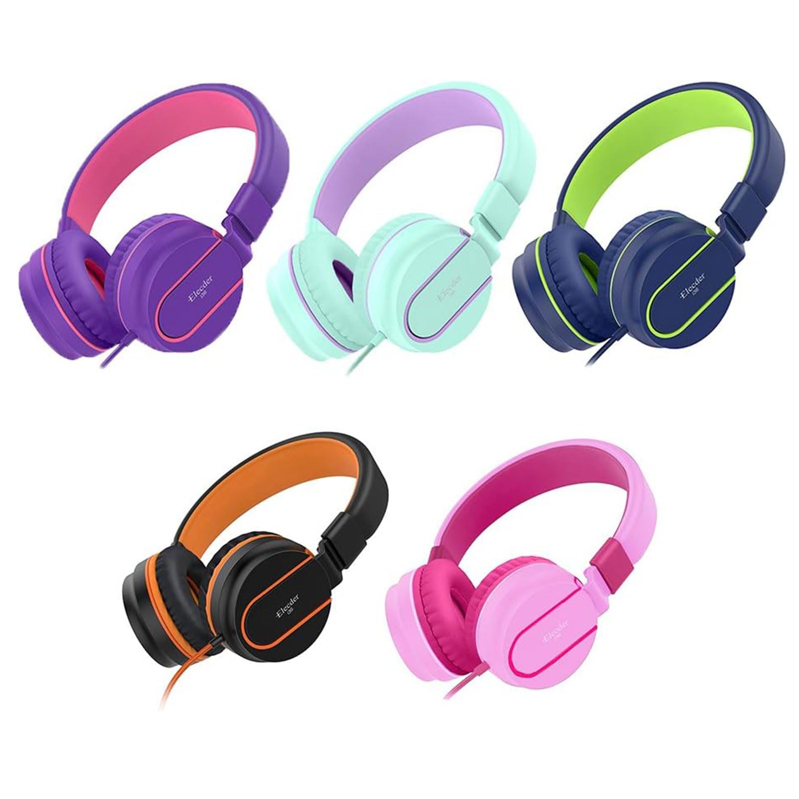 Foto 8 pulgar | Auriculares Elecder I36 Para Niños, Plegables, Para Usar En La Oreja, Color Rosa Y Rosa - Venta Internacional.