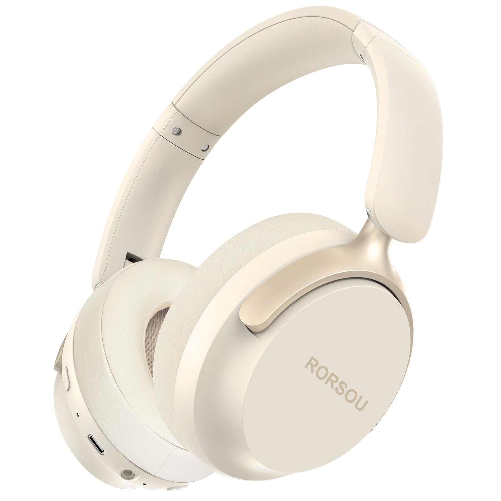 Foto 2 pulgar | Auriculares Bluetooth Rorsou B8 Over Ear 50h Playtime Beige - Venta Internacional.