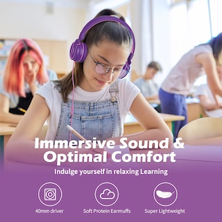 Foto 2 | Auriculares Intraurales Ailihen I35 Para Niños, Seguros, Volumen 93 Db Con Micrófono - Venta Internacional.