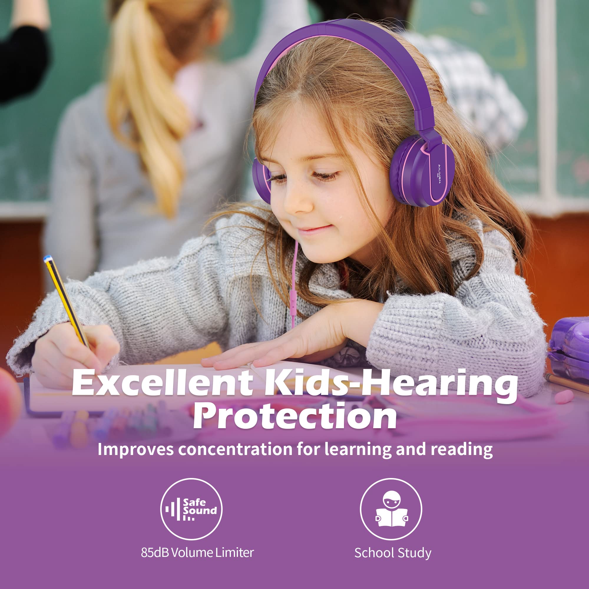 Foto 4 pulgar | Auriculares Intraurales Ailihen I35 Para Niños, Seguros, Volumen 93 Db Con Micrófono - Venta Internacional.