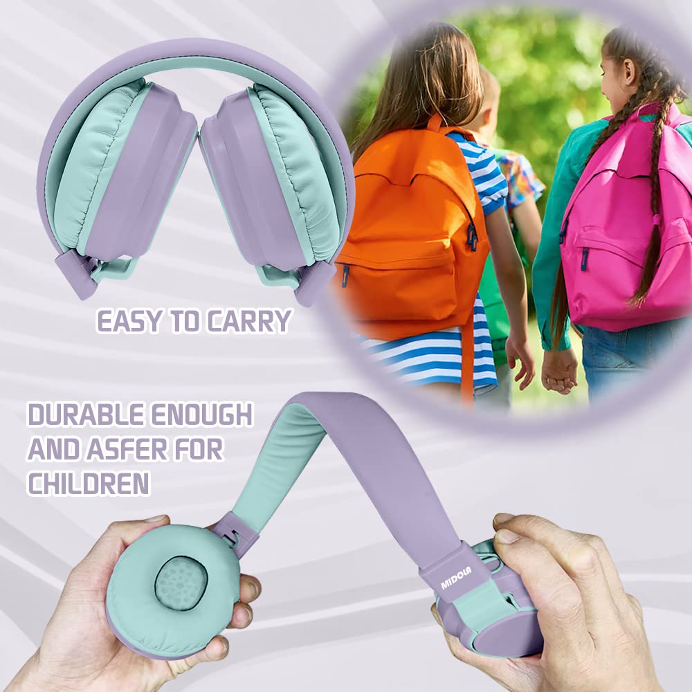 Foto 5 pulgar | Auriculares Midola Kids Bluetooth 5.3 Inalámbricos 60 H De Tiempo De Reproducción - Venta Internacional.