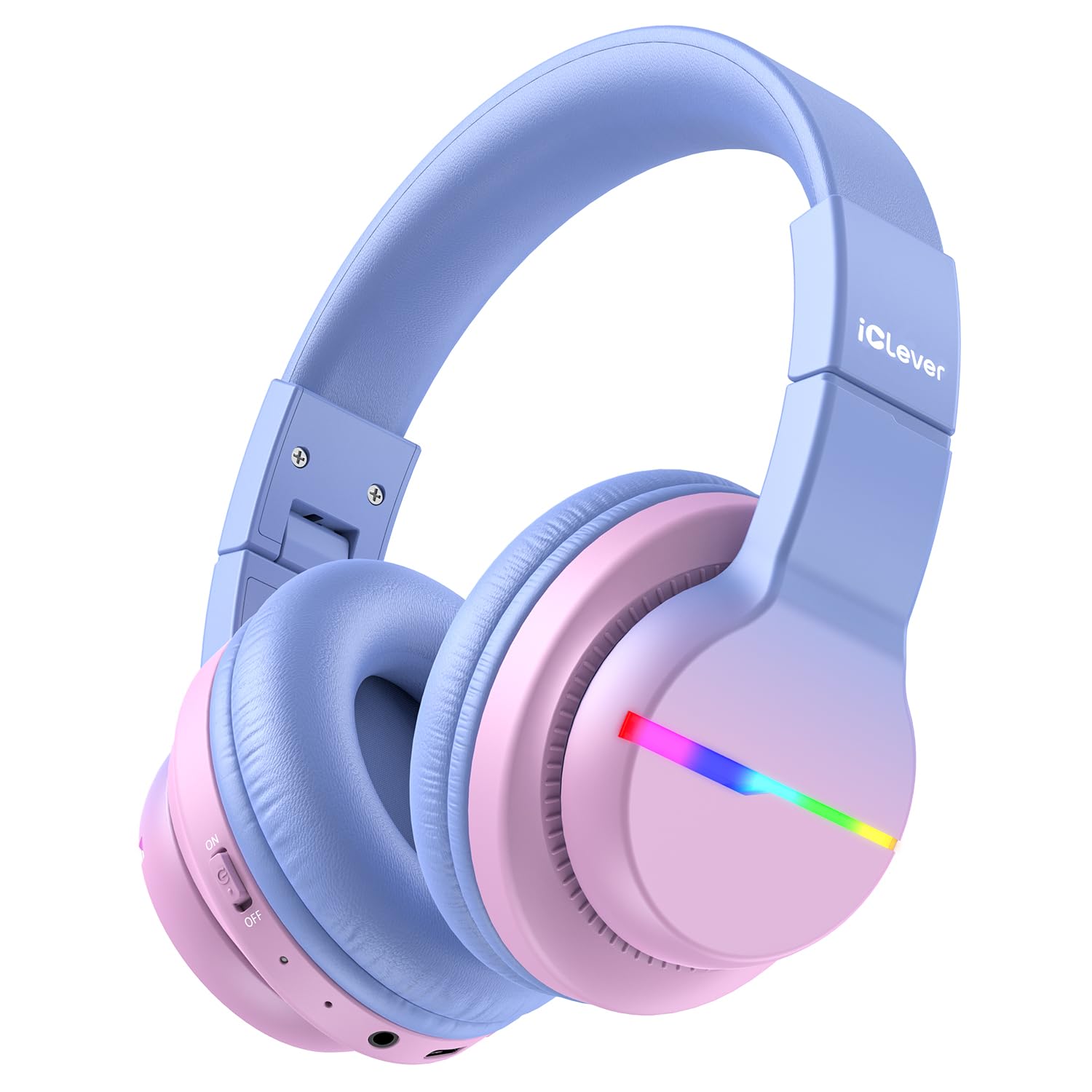 Foto 2 pulgar | Auriculares Bluetooth Iclever Bth12 Para Niños Con Led 85h, Color Rosa - Venta Internacional.