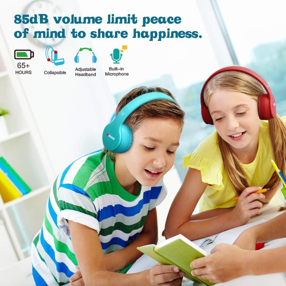 Foto 7 | Auriculares Inalámbricos Bluetooth Para Niños Midola Con Límite De Volumen 85/110 Db - Venta Internacional.