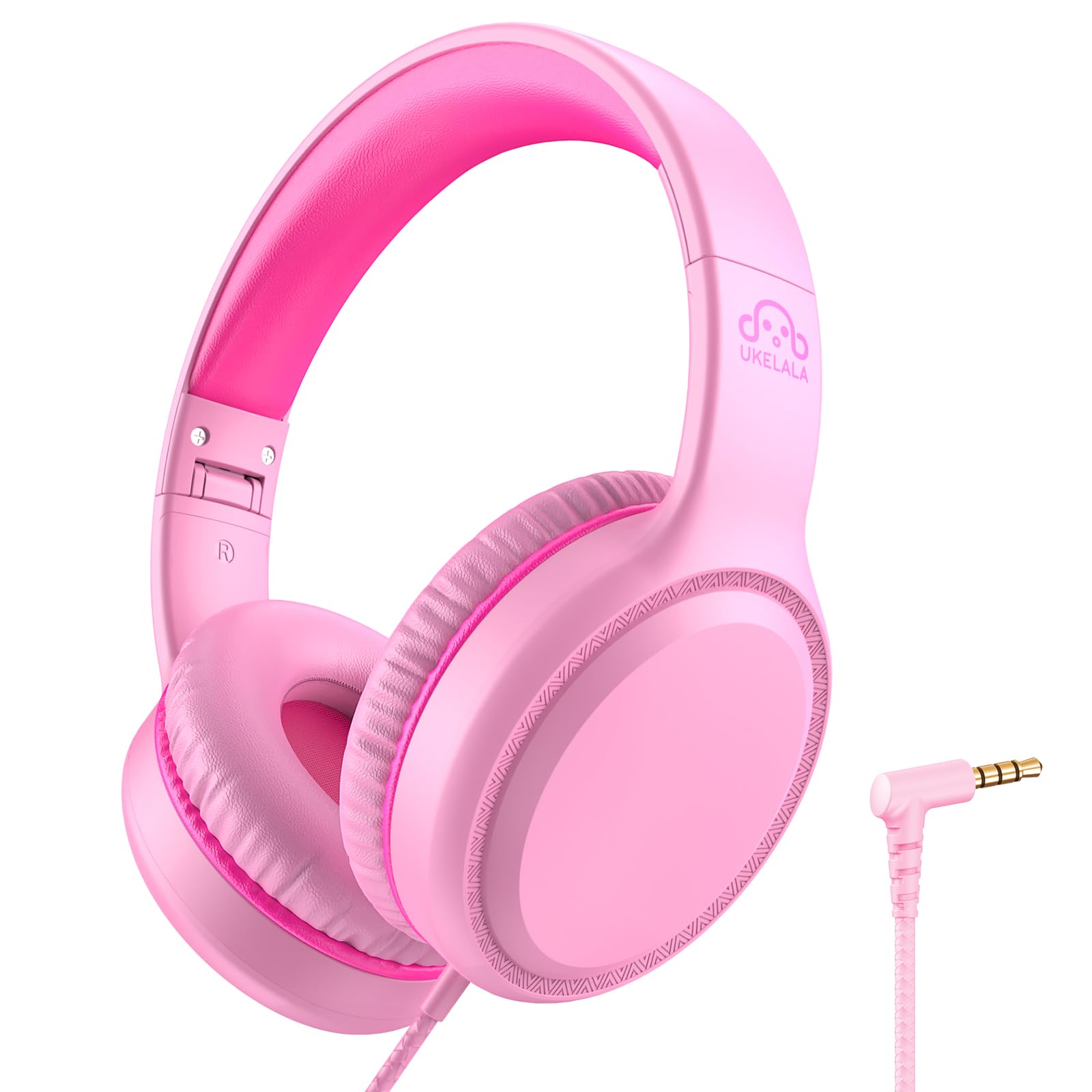 Foto 2 pulgar | Auriculares Con Cable Ukelala U2 Para Niños Y Niñas, Ligeros, Color Rosa - Venta Internacional.