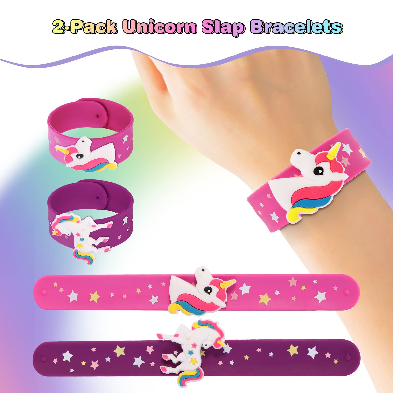 Foto 6 pulgar | Auriculares Qearfun Unicorn Para Niñas Y Niños Con Micrófono Bluetooth - Venta Internacional.