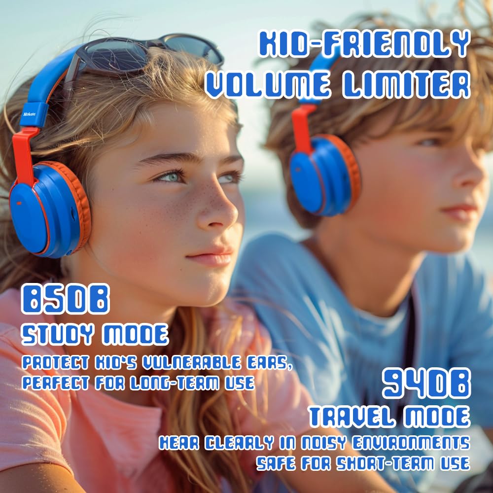 Foto 3 pulgar | Auriculares Mokata Kids Bluetooth 5.3 Inalámbricos, 60 Horas De Reproducción - Venta Internacional.