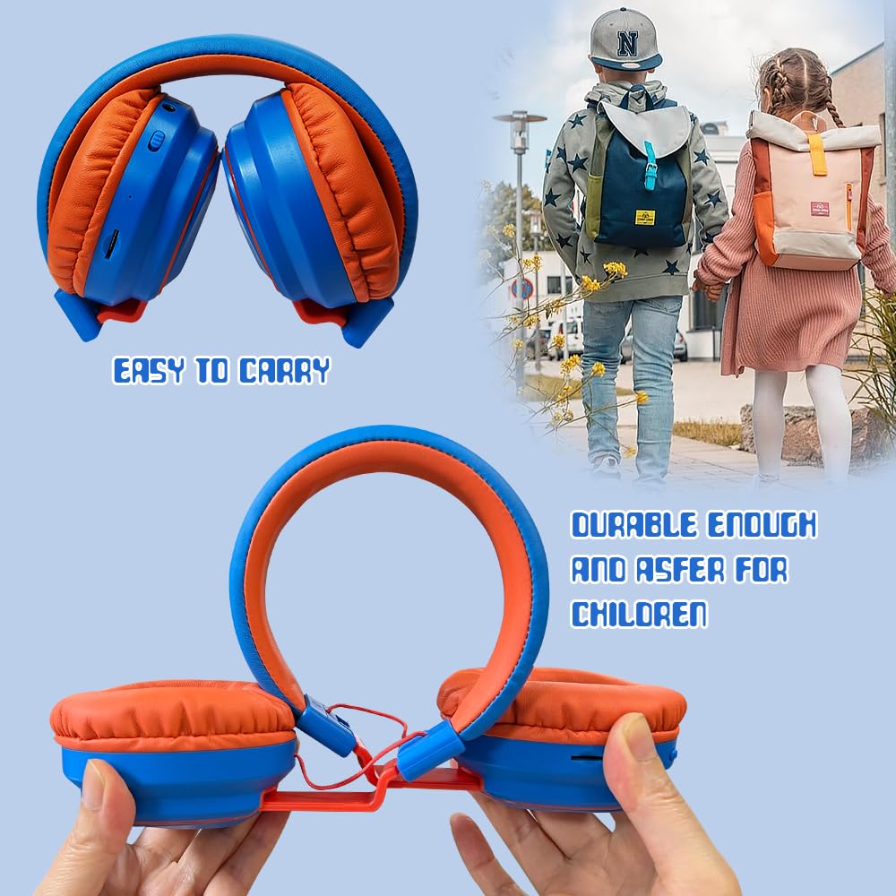 Foto 5 | Auriculares Mokata Kids Bluetooth 5.3 Inalámbricos, 60 Horas De Reproducción - Venta Internacional.