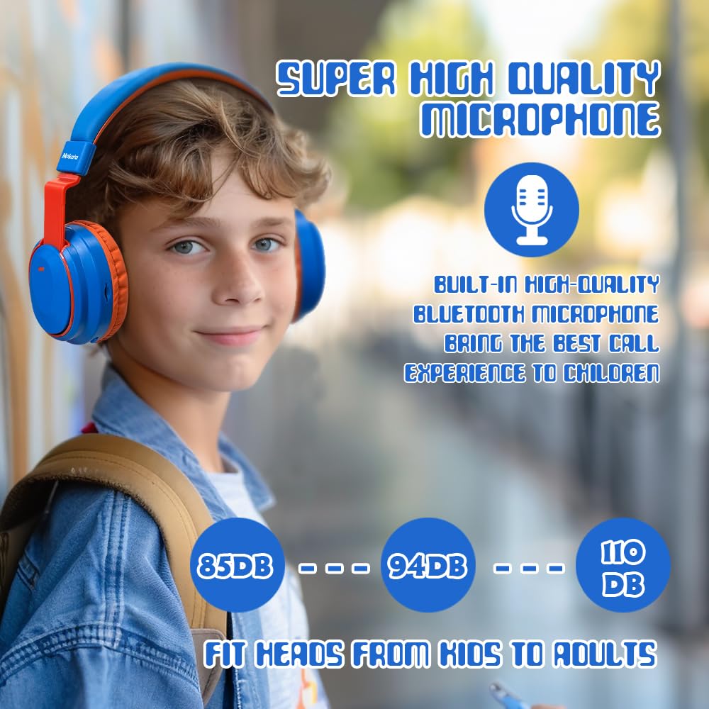 Foto 7 | Auriculares Mokata Kids Bluetooth 5.3 Inalámbricos, 60 Horas De Reproducción - Venta Internacional.