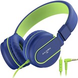 Auriculares Intraurales Ailihen I35 Para Niños, Seguros, Volumen 93 Db, Azul Y Verde - Venta Internacional.