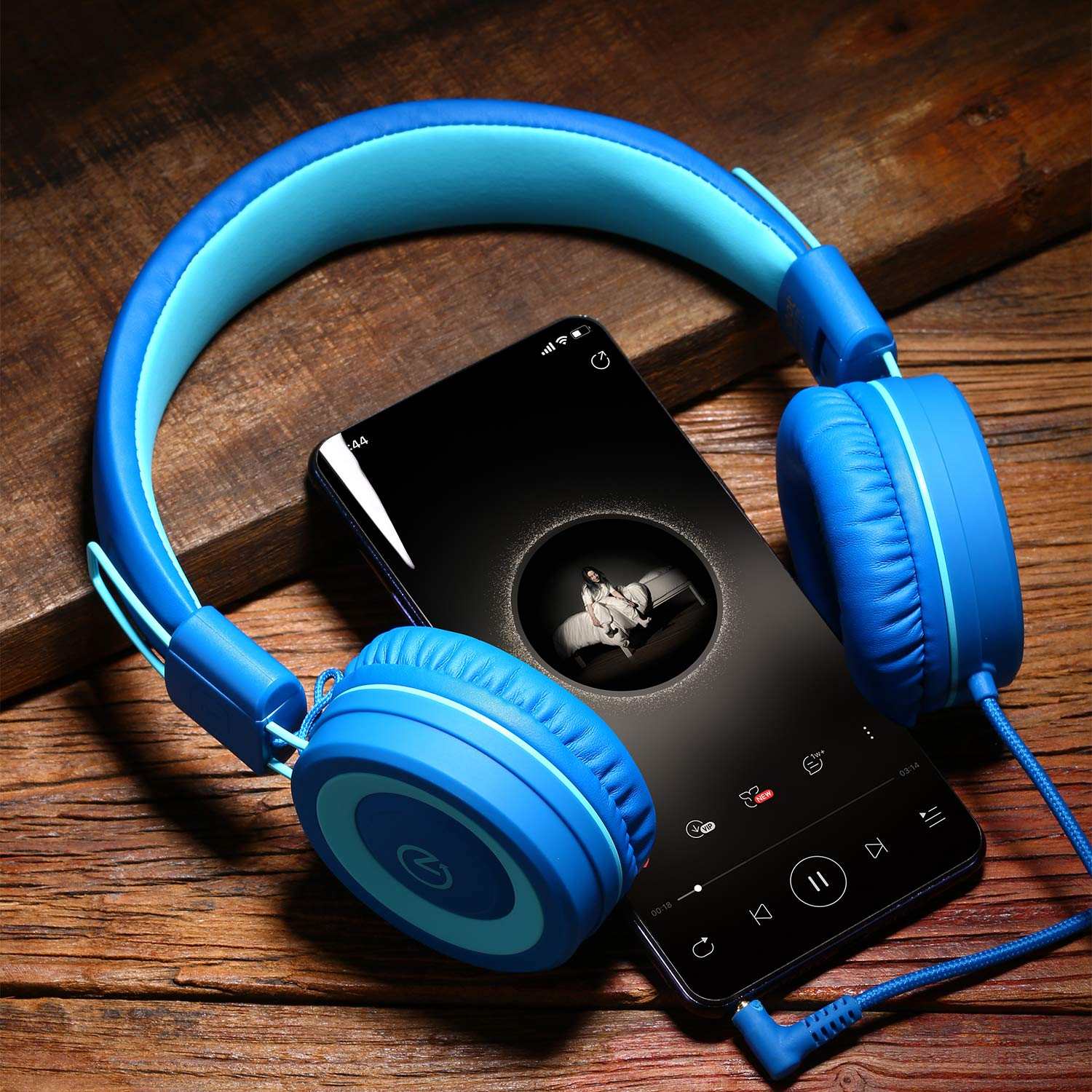 Foto 3 pulgar | Auriculares Noot Products K11 Kids Plegables Estéreo Azul - Venta Internacional.