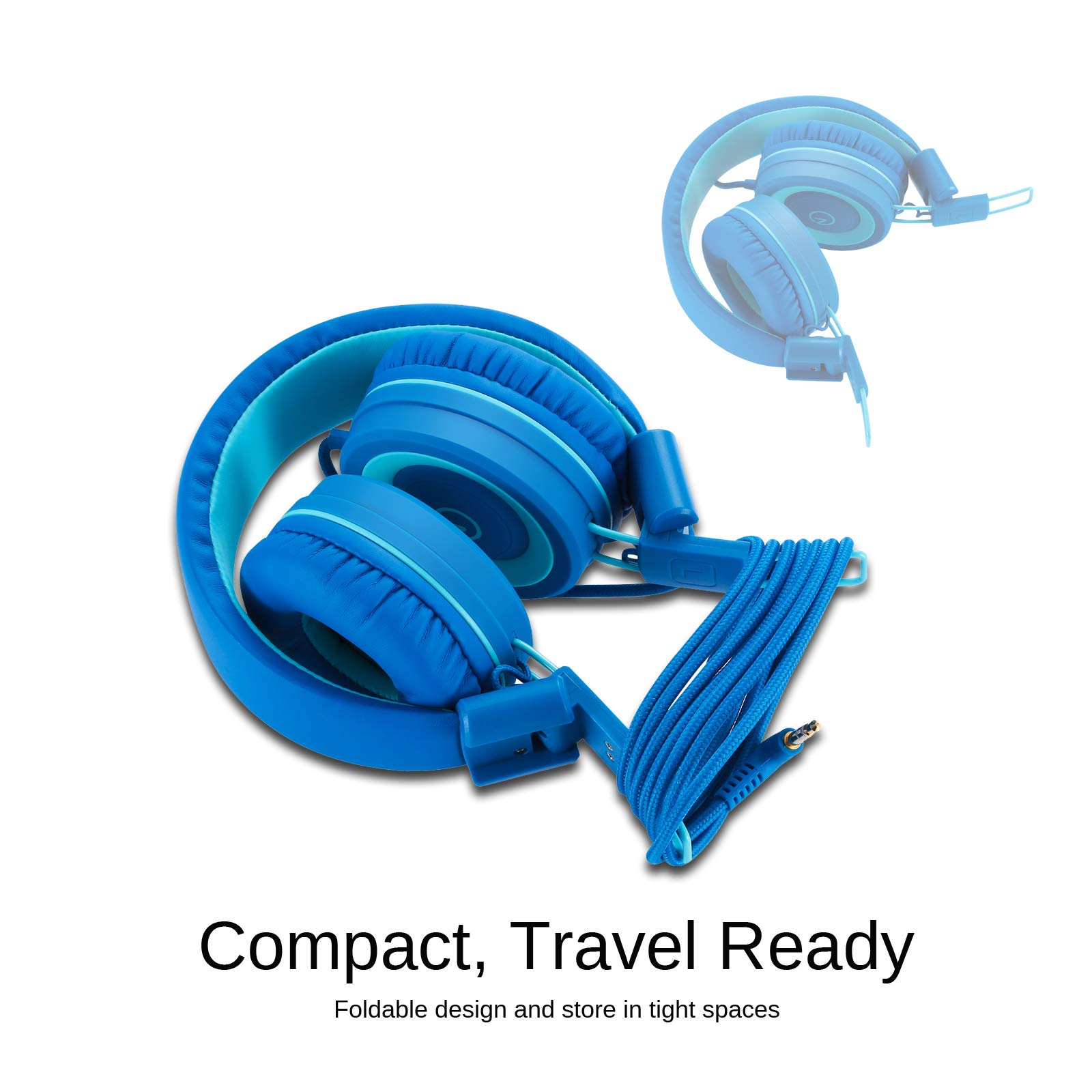 Foto 6 pulgar | Auriculares Noot Products K11 Kids Plegables Estéreo Azul - Venta Internacional.